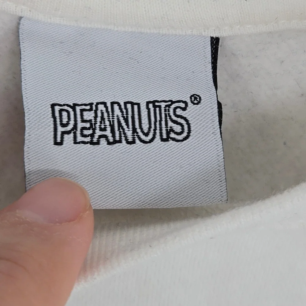 Peanuts New York Snoopy Cream/Black/Red Graphic Sweatshirt - Picture 6 of 9